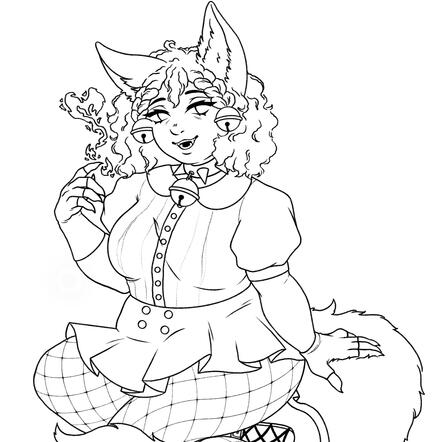 Halfbody - Lineart